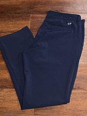 Vineyard Vines Fairway Tech Pant Mens 36X34 Blue Chino Performance Stretch